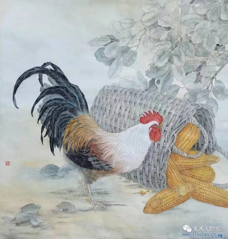 中国美术人物志—赵红梅绘画作品欣赏
