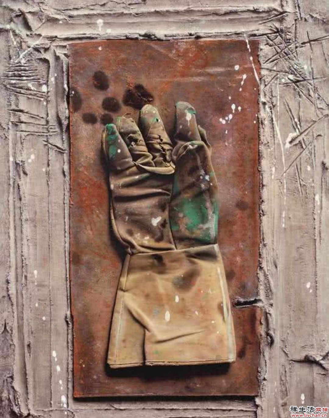 画家冷军画了一只“手套”，卖了690万，放大10倍之后才知其奥秘