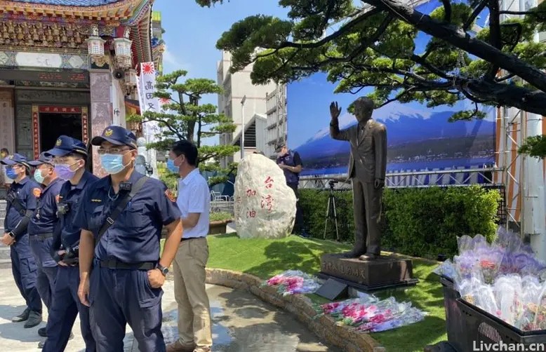 台湾高雄立安倍晋三铜像，前国民党主席洪秀柱在光复节怒斥：日本人是我们阿公吗？