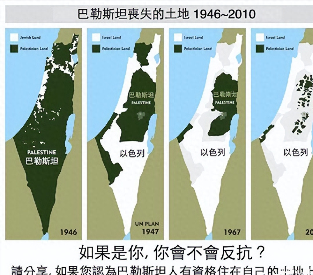 从以色列和巴勒斯坦的冲突中，终于知道为何欧美强盗日寇土匪无法瓜分中国