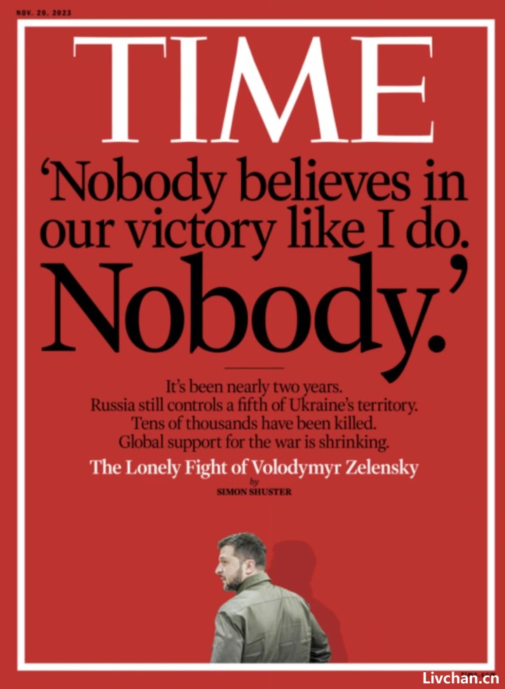 再登《时代》周刊封面，泽连斯基成“孤家寡人”？俄作家：我们要“保护”好他！