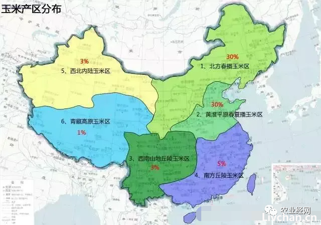 搞农业必看的（最新版）中国农业地图