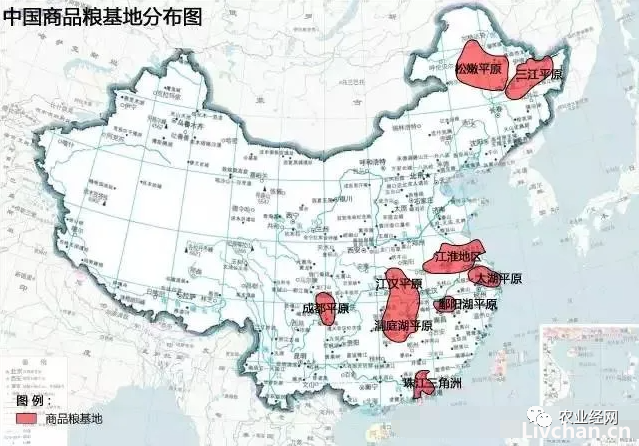 搞农业必看的（最新版）中国农业地图