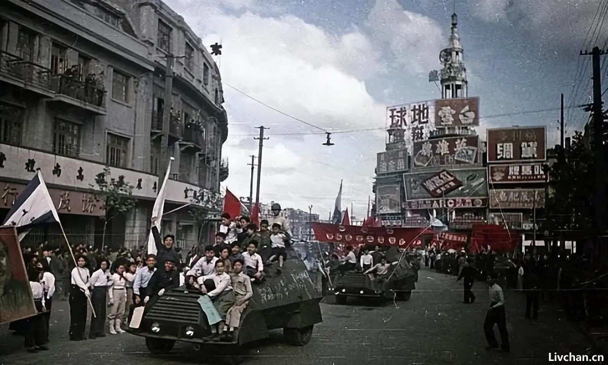 1949年上海解放，入城仪式遭外国人拦路，陈毅大怒：把人抓起来！