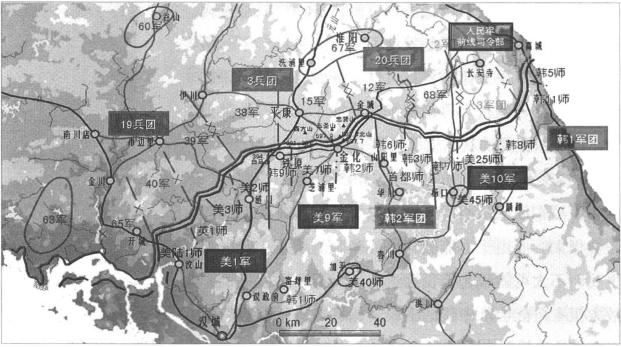 15军接防中线，志愿军展开全线战术反击