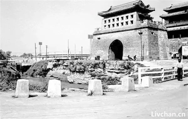 1950年代北京城老照片，拆了好多老建筑