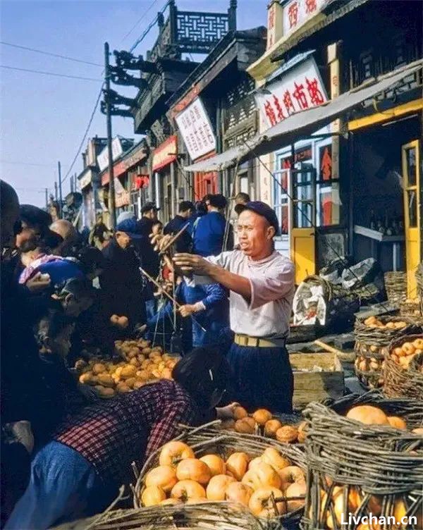 1950年代北京城老照片，拆了好多老建筑