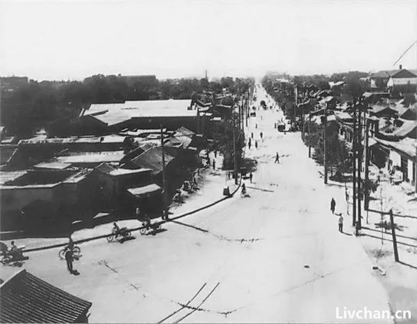 1950年代北京城老照片，拆了好多老建筑