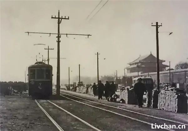 1950年代北京城老照片，拆了好多老建筑