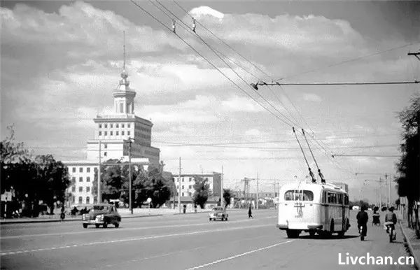 1950年代北京城老照片，拆了好多老建筑