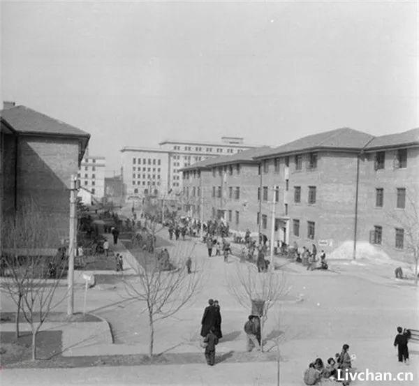 1950年代北京城老照片，拆了好多老建筑