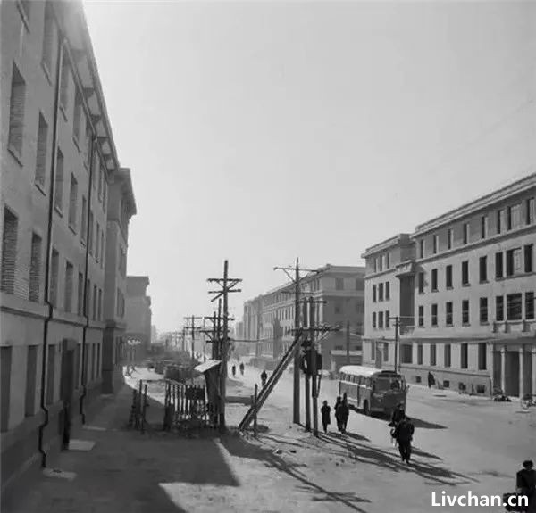 1950年代北京城老照片，拆了好多老建筑