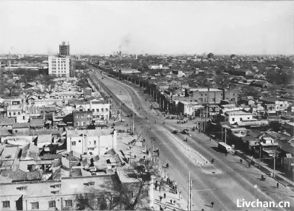 1950年代北京城老照片，拆了好多老建筑