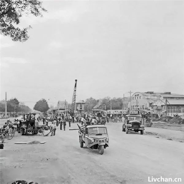 1950年代北京城老照片，拆了好多老建筑